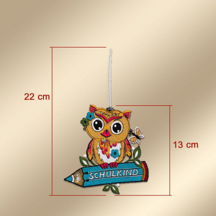 Geschenk-Anhänger Schulkind 3er Set Plauner Spitze