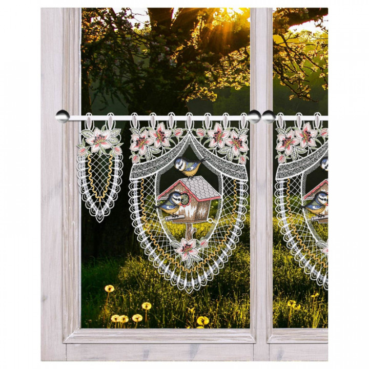 Girlande Vogelparadies - Fensterbehang - Plauener Spitze - DSD