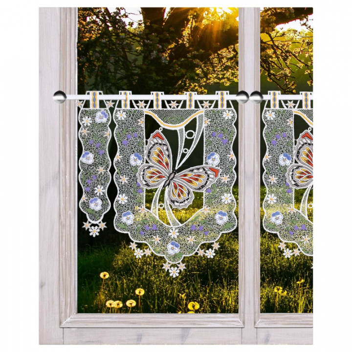 Girlande Frühlingsbote - Plauener Spitze - Design-Studio-Drechsler