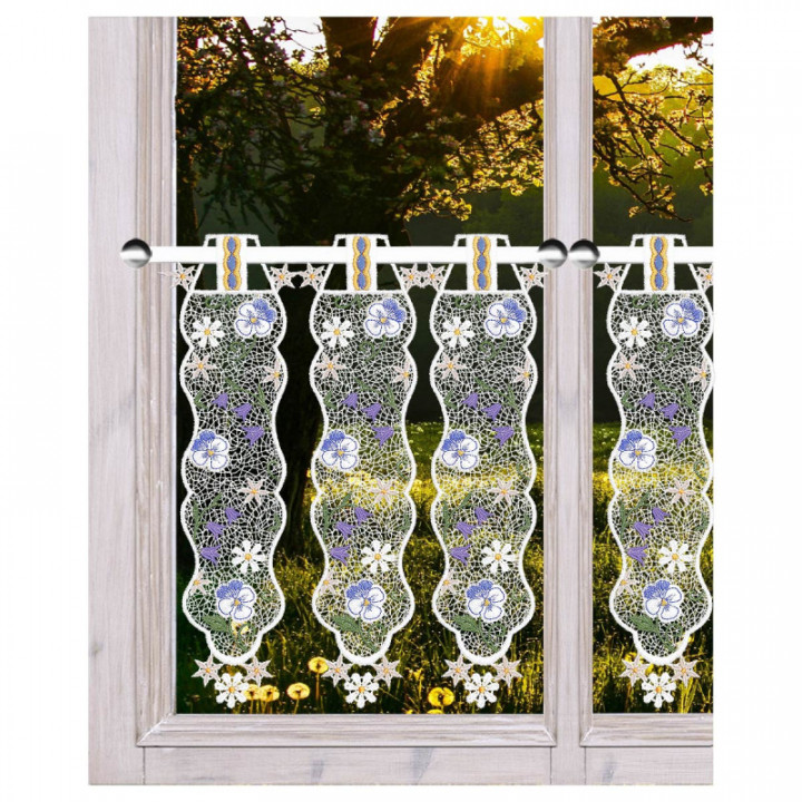 Girlande Frühlingsbote - Plauener Spitze - Design-Studio-Drechsler