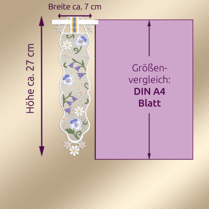Scheibengardine Frühlingsbote – Plauener Spitze Deko-Set | individuell kombinieren