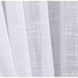 Set 2 Stück Dekoschals Rebecca in weiß mit Reihband