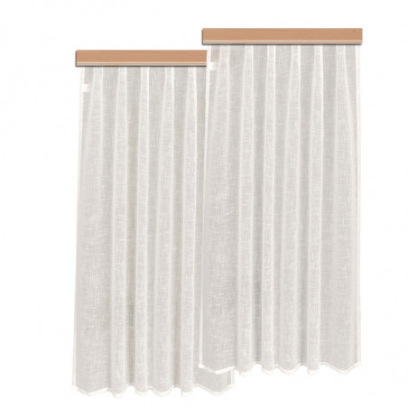 Ronja Set 2 Stück Dekoschal Landhaus sekt