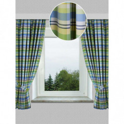 Dekoschal Drive kariert 2er-Set grün