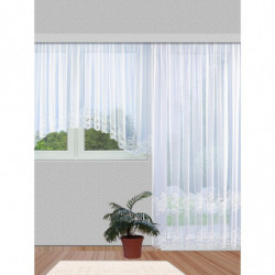 Spitzen-Bogenstore Emilia weiß