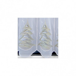 Winter-Scheibengardine Tannenbaum