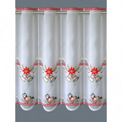 Weihnachts-Scheibengardine...