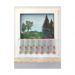 Weihnachts-Scheibengardine Vögelchen