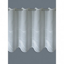 Scheibengardine Katja Plauener Spitze weiß