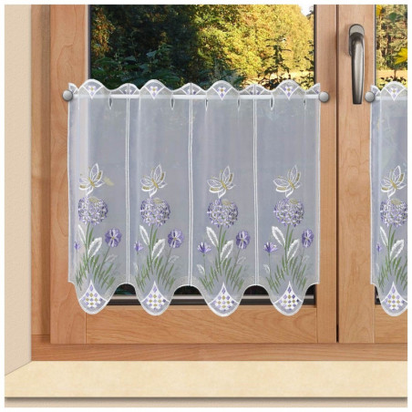 Panneau Hyazinthe flieder Plauener Spitze