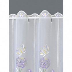 Panneau Hyazinthe flieder Plauener Spitze