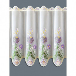 Panneau Hyazinthe flieder Plauener Spitze