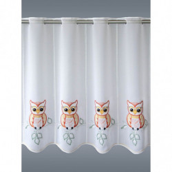 Kurzgardine Kleine Eule Plauener Spitze