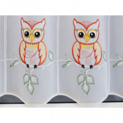 Kurzgardine Kleine Eule Plauener Spitze