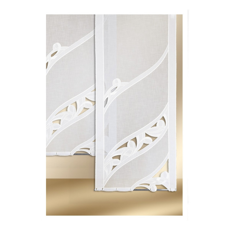 Flächengardine Sanja weiss 140 x 60 cm