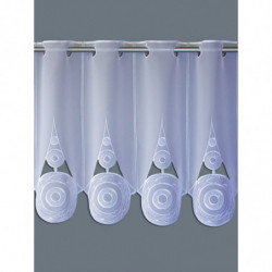 Bistrogardine Circle Plauener Spitze weiß