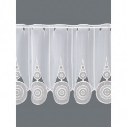 Bistrogardine Circle Plauener Spitze weiß-braun