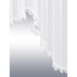 Blumenfenster-Store Carolina mit Plauener Spitze