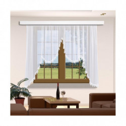 Blumenfenster-Store Carolina mit Plauener Spitze