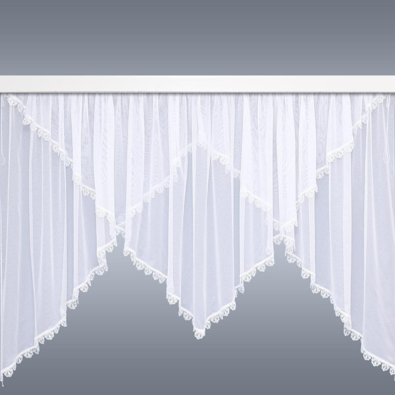 Blumenfenstergardine Juliana mit Plauener Spitze