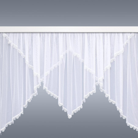 Blumenfenstergardine Juliana mit Plauener Spitze