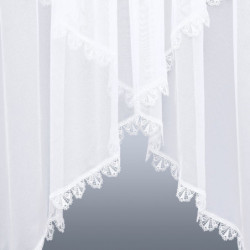 Blumenfenstergardine Juliana mit Plauener Spitze