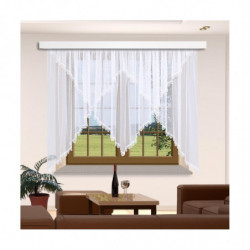 Blumenfenstergardine Juliana mit Plauener Spitze