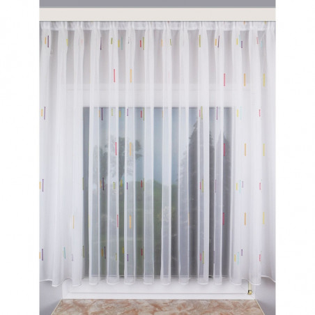 Fertigstore Cora bunte Webstreifen