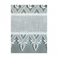Spitzen-Landhausgardine Rebecca weiß Plauener Spitze