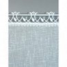 Spitzen-Landhausgardine Rebecca weiß Plauener Spitze