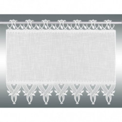 Landhaus Scheibenhänger Rebecca weiß Plauener Spitze