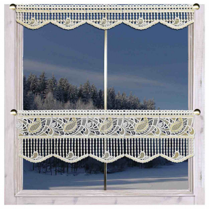 Feenhausspitze Mini-Panneaux Rajana Plauener Spitze 13 cm