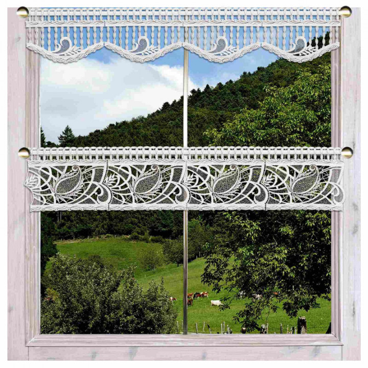 Feenhausspitze Mini-Panneaux Rajana Plauener Spitze 15 cm hoch