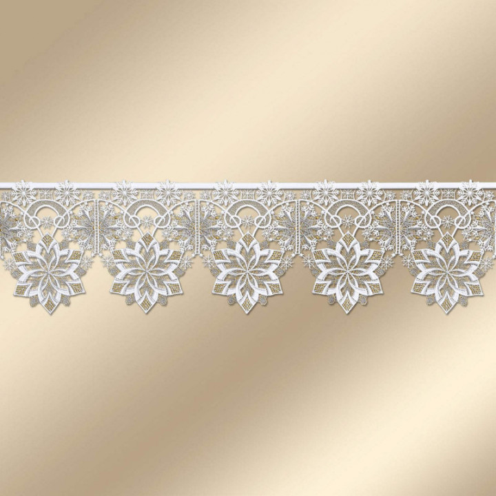 Feengardine Scheibenhänger Schneeflöckchen-Weißröckchen Plauener Spitze