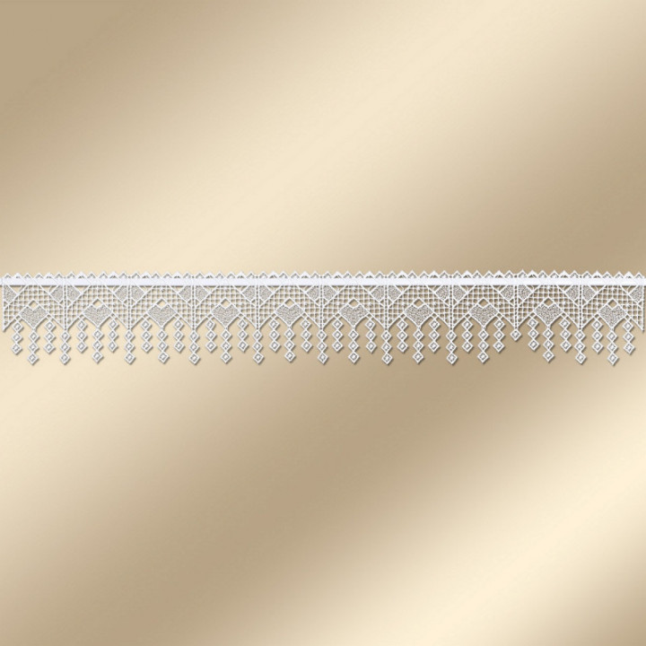 Moderne Feenhaus-Spitzenkante Edita Plauener Spitze 11 cm hoch