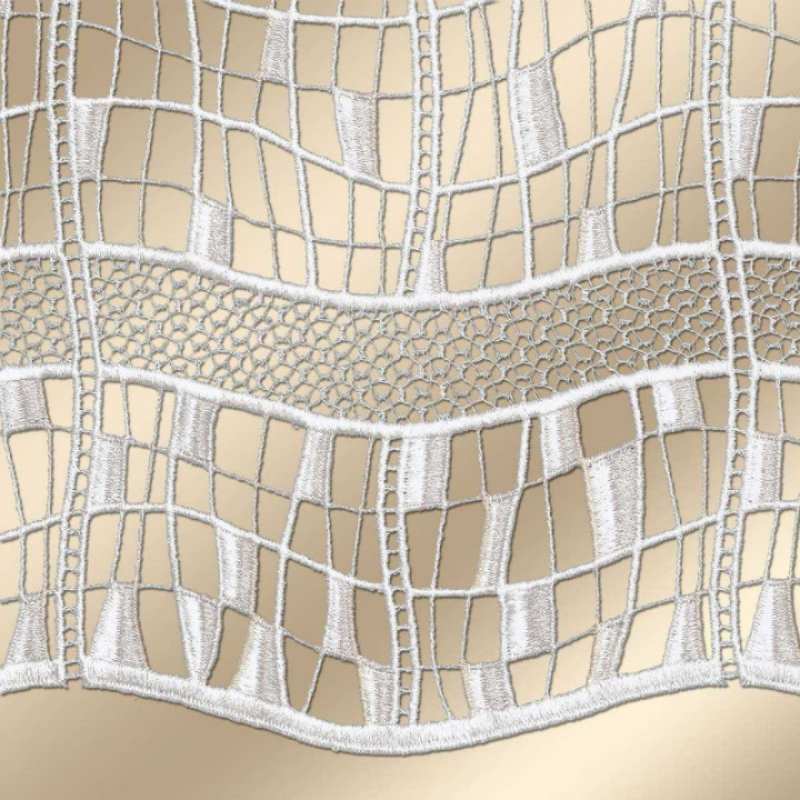 Moderner Scheibenhänger Milanka Plauener Spitze