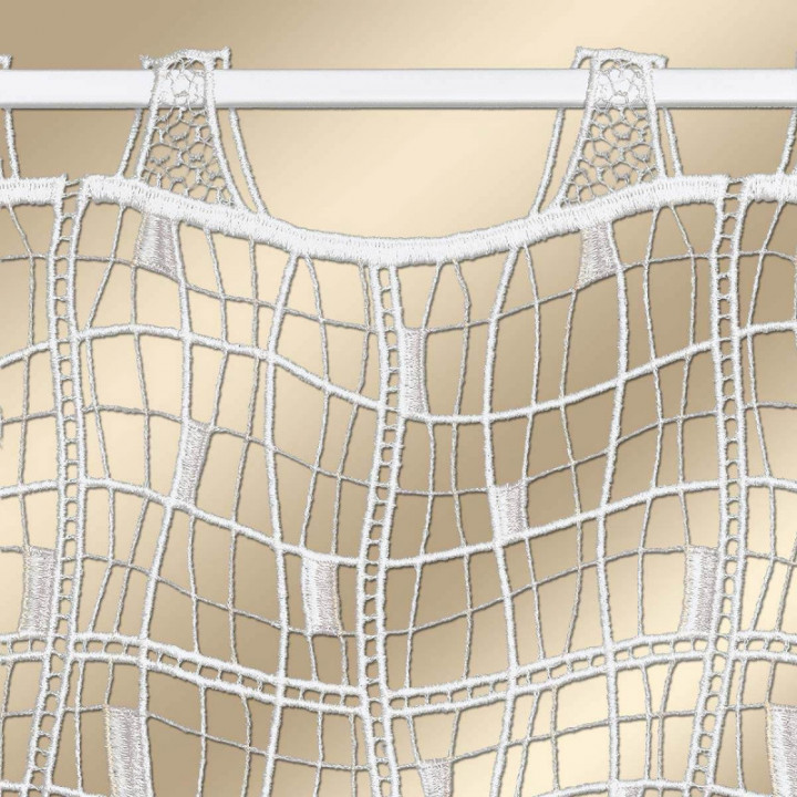 Moderner Scheibenhänger Milanka Plauener Spitze