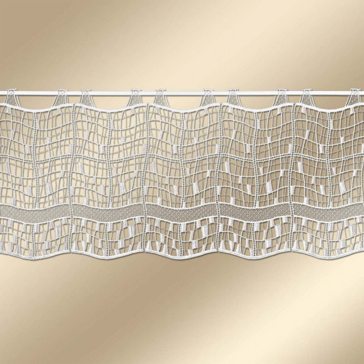 Moderner Scheibenhänger Milanka Plauener Spitze