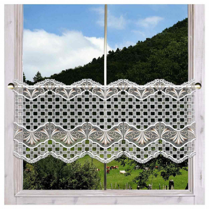 Scheibenhänger Lina Plauener Spitze Feenhausgardine in 2 Höhen