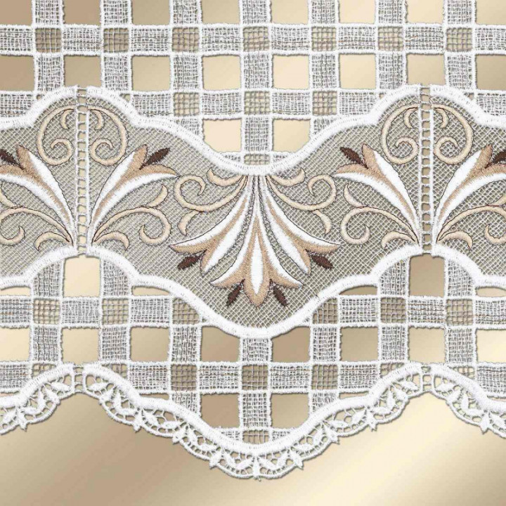 Scheibenhänger Lina Plauener Spitze Feenhausgardine in 2 Höhen