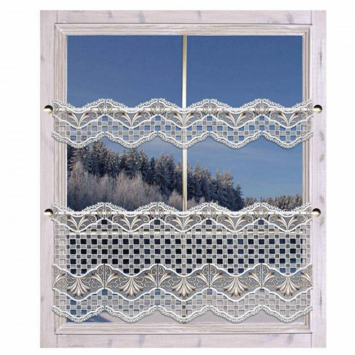 Scheibenhänger Lina Plauener Spitze Feenhausgardine in 2 Höhen