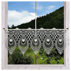 Spitzen-Scheibenhänger Hilda Plauener Spitze