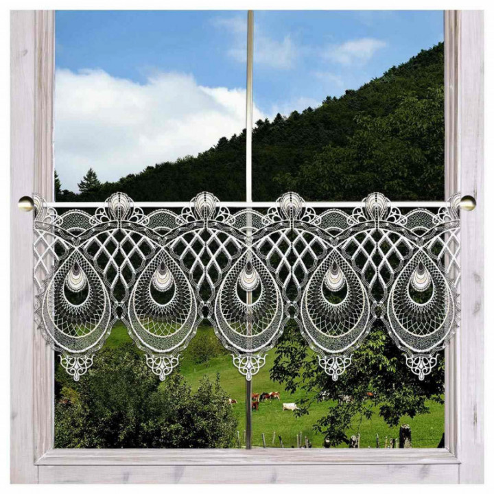 Spitzen-Scheibenhänger Hilda Plauener Spitze