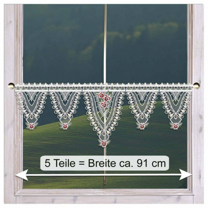 Scheibenhänger Viola im Sonnenschein Deko-Set Vogtländische Spitze