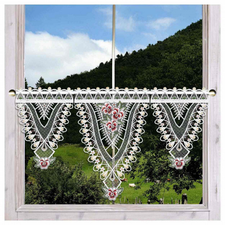 Scheibenhänger Viola im Sonnenschein Deko-Set Vogtländische Spitze