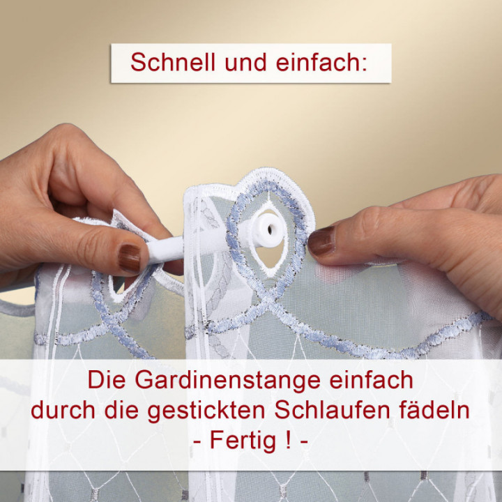 Zauberhafte Scheibengardine Meereszauber mit Seepferdchen und Fischen –  Maritimes Flair der Unterwasserwelt für Ihr Zuhause