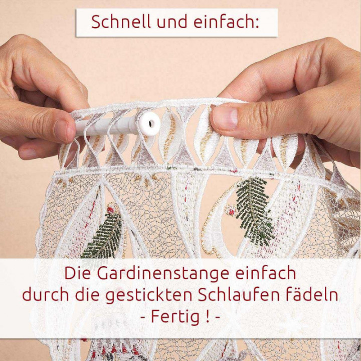 Scheibenhänger Glockenzauber Sternenlicht Plauener Spitze Winter-Deko