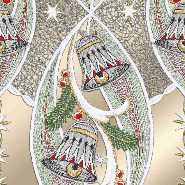 Scheibenhänger Glockenzauber Sternenlicht Plauener Spitze Scheibenhänger