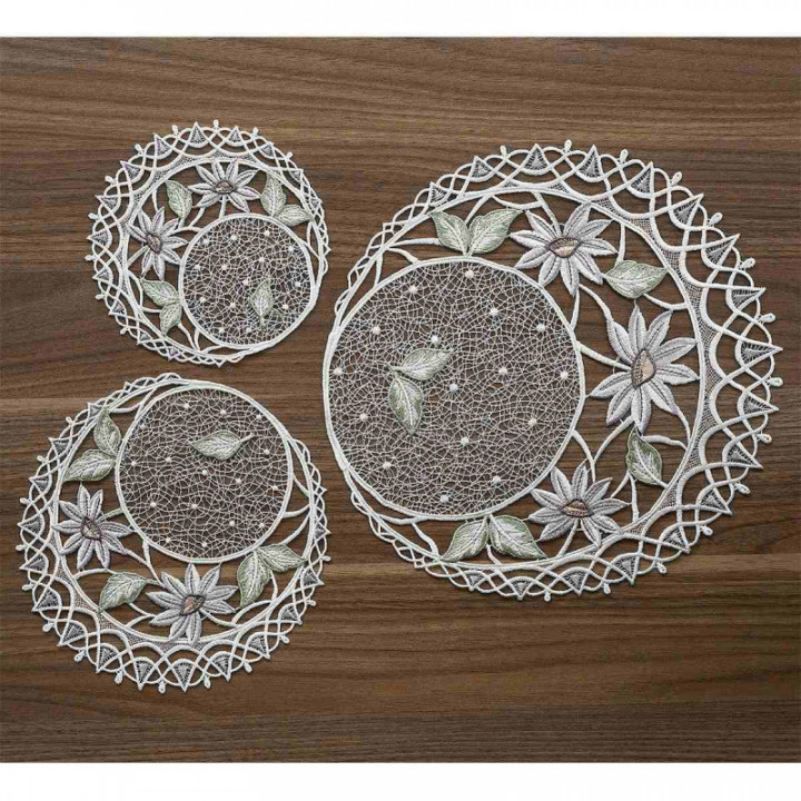 Tischdecke Margeritentraum Plauener Spitze Deckchen