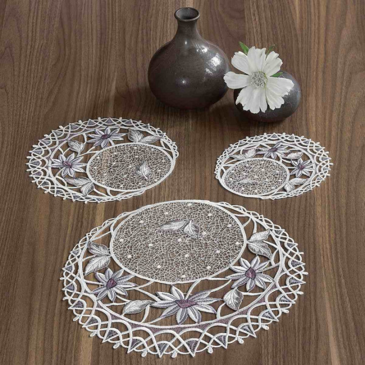 Tischdecke Margeritentraum Plauener Spitze Deckchen